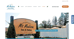 Desktop Screenshot of mtmadisoninnandsuites.com